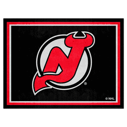 New Jersey Devils 8ft. x 10 ft. Plush Area Rug