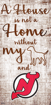 New Jersey Devils A House is not a Home Sign