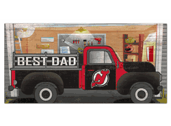 New Jersey Devils Best Dad Truck 6x12 Sign