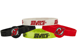 New Jersey Devils Bracelets - 4 Pack Silicone