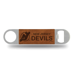 New Jersey Devils Brown Laser Engraved Bar Blade