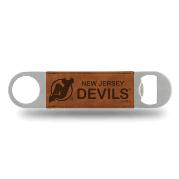New Jersey Devils Brown Laser Engraved Bar Blade