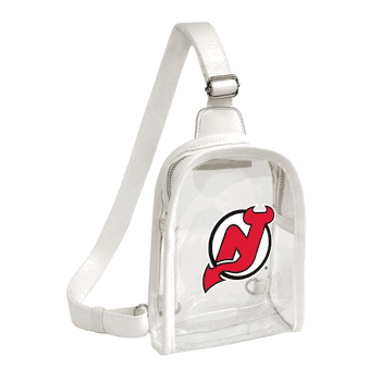 New Jersey Devils Clear Mini Sling Stadium Bag