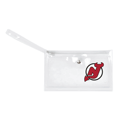 New Jersey Devils Clear Ticket Wristlet