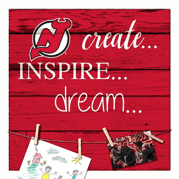 New Jersey Devils Create, Inspire, Dream Sign