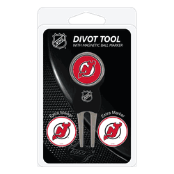 New Jersey Devils Divot Tool Pack - Signature tool w/ 3 markers