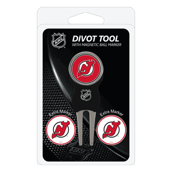 New Jersey Devils Divot Tool Pack - Signature tool w/ 3 markers
