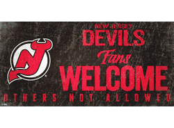 New Jersey Devils Fans Welcome Sign