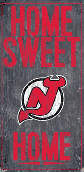 New Jersey Devils Home Home Sweet Home 6x12