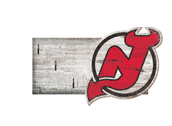 New Jersey Devils Key Holder 6x12