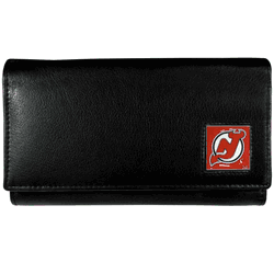 New Jersey Devils Leather Women's Wallet