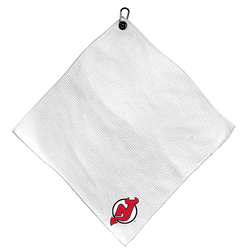 New Jersey Devils Microfiber Small Towel - 15" x 15" (White)