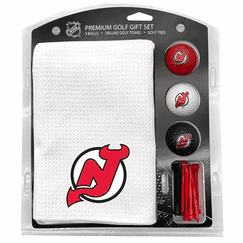 New Jersey Devils Microfiber Towel Gift Set - 16 x 40 (White)