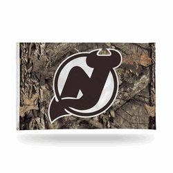New Jersey Devils / Mossy Oak Camo Break-Up Country Banner Flag (3X5)