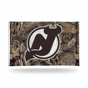 New Jersey Devils / Mossy Oak Camo Break-Up Country Banner Flag (3X5)