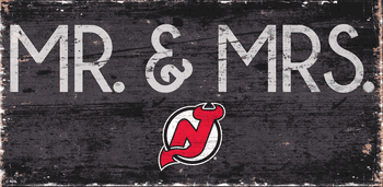 New Jersey Devils Mr. & Mrs. Sign