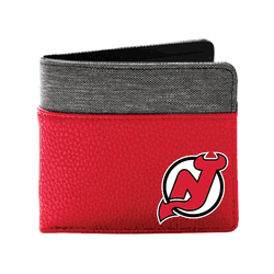 New Jersey Devils Pebble BiFold Wallet LRED