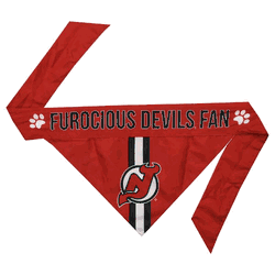 New Jersey Devils Pet Bandana Medium
