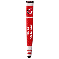 New Jersey Devils Putter Grip (Colored with white stripes)