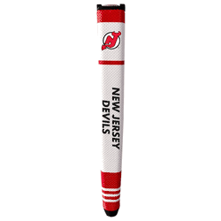 New Jersey Devils Putter Grip (White with colored stripes)