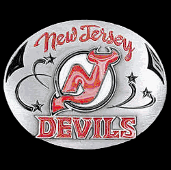 New Jersey Devils Team Belt Buckle