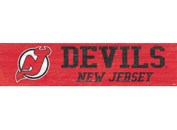 New Jersey Devils Team Name 6x24 Sign