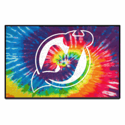 New Jersey Devils Tie Dye Starter Mat Accent Rug - 19in. x 30in.
