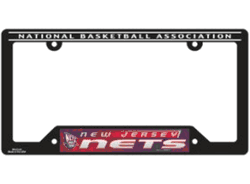 New Jersey Nets Plastic License Plate Frame