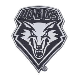 New Mexico Lobos 3D Chrome Metal Emblem
