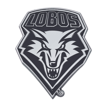 New Mexico Lobos 3D Chrome Metal Emblem