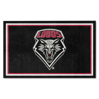 New Mexico Lobos 4ft. x 6ft. Plush Area Rug