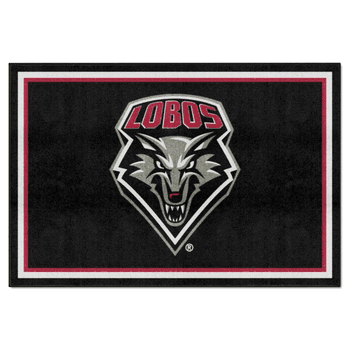 New Mexico Lobos 5ft. x 8 ft. Plush Area Rug