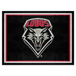 New Mexico Lobos 8ft. x 10 ft. Plush Area Rug