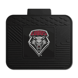 New Mexico Lobos Back Seat Car Utility Mat - 14in. x 17in.