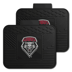 New Mexico Lobos Back Seat Car Utility Mats - 2 Piece Set