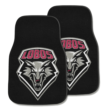 New Mexico Lobos Front Carpet Car Mat Set - 2 Pieces