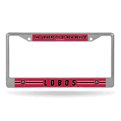 New Mexico Lobos Chrome Frame