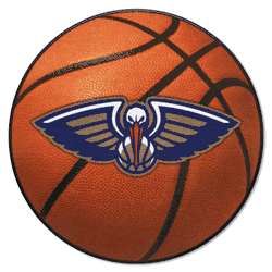New Orleans Pelicans Basketball Rug - 27in. Diameter