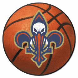 New Orleans Pelicans Basketball Rug - 27in. Diameter