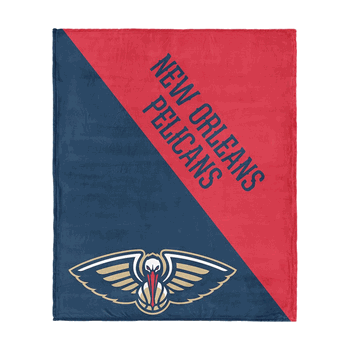 New Orleans Pelicans NBA Halftone Silk Touch Throw Blanket 46x60 inches