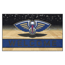 New Orleans Pelicans Rubber Door Mat - 18in. x 30in.