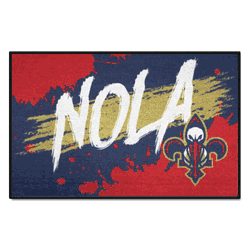 New Orleans Pelicans Slogan Starter Mat Accent Rug - 19in. x 30in.