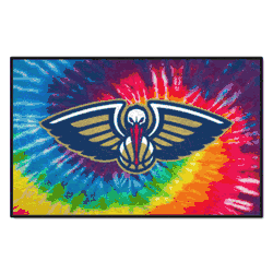 New Orleans Pelicans Tie Dye Starter Mat Accent Rug - 19in. x 30in.