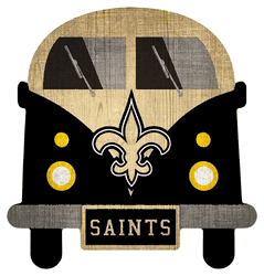 New Orleans Saints 12" Team Bus Sign