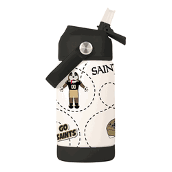 New Orleans Saints 12oz Mascot SS Kids Bottle