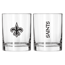 New Orleans Saints 14oz Gameday Rocks Glass