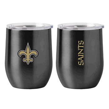 New Orleans Saints 16oz Gameday Stainless Curved Beverage
