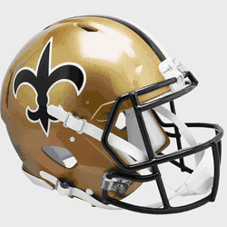 New Orleans Saints 1976 to 1999  Authentic Speed Full Size Throwback Football Helmet