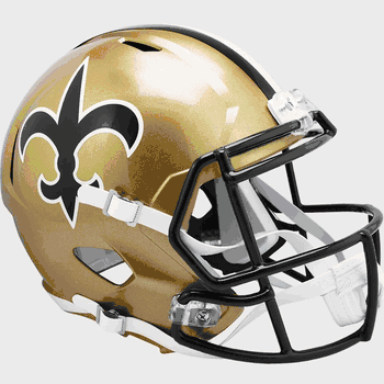 New Orleans Saints 1976 to 1999 Speed Replica Full Size Throwback Helmet