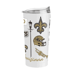 New Orleans Saints 20oz Native Powder Coat Tumbler
